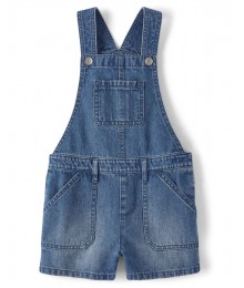 Childrens Place Blue Denim Serena Wash Dungaress